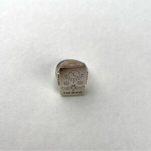 Silver Moon Tarot Ring